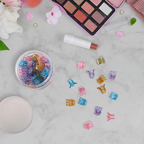 image for YOHAMA 36 Pcs Hair Clips Glitter Mini Claw Clamp Colorful Great for De