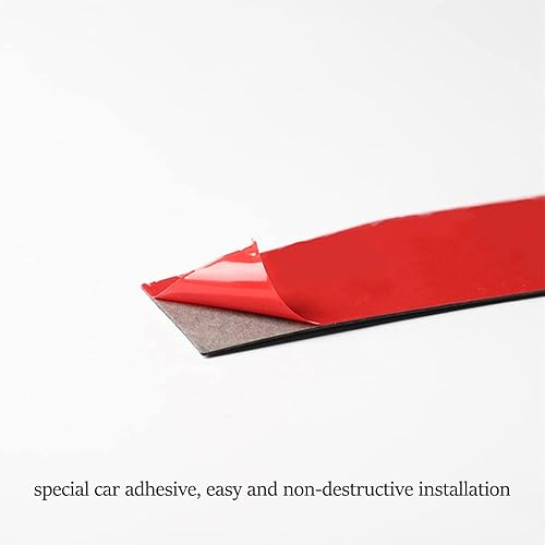 Miniatura 6 de YOFAMO Adhesivo protector de umbral de puerta de fibra de carbono para Chevrolet Camaro 2016 2017 2018 2019 2020 Accesorios de decoración (2