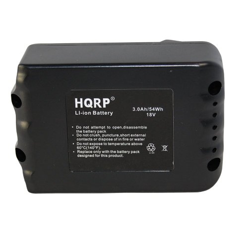 Batería 18 Volt 3000mAh Li-ion HQRP para MAKITA BTD140 miniatura 2