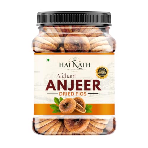 Image of HAI NATH Premium anjeer 1kg fresh | Jumbo Dry Figs | Premium Quality Anjeer (Figs) | Rich in Fiber | Low Fat Healthy Snack | Naturally Sweet Imported Dry Fruit
