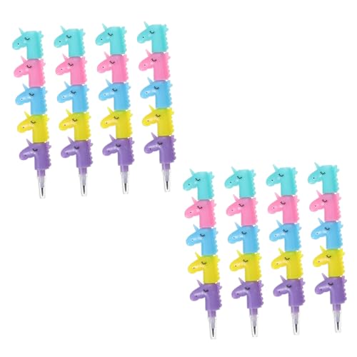 TOYZFRIENDY 8 piezas Lápices Apilables Unicornio para Papelería Creativa sin Afilar Escritura Suave Regalo Día