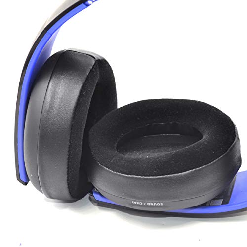 Defean Upgrade Earpads Replacement Compatible With Sony Ps4 Gold Wireless Headset Ps3 Ps4 7.1 Virtual Surround Sound Cechya-0083 Headphone (Velour) #TOP2