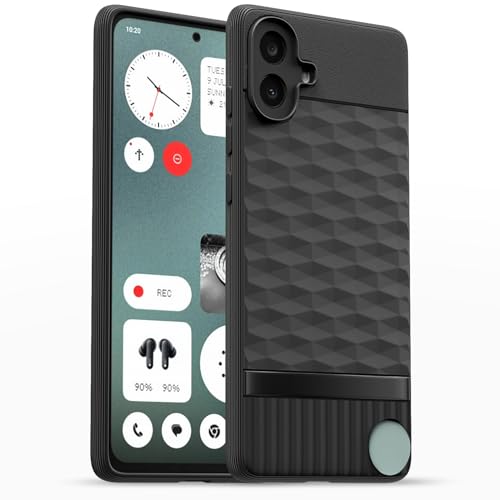 Image of Outlouders Bumper Case for CMF by Nothing Phone 1 5G | Full Camera Protection | TPU Soft Flexible Shockproof Back Cover (Black)