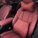 🌻【FACILE À INSTALLER】Des sangles élastiques réglables adaptent le coussin de soutien du cou de la voiture à un siège de voiture de différentes tailles.