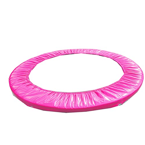 Couverture de trampoline enfant 137 cm : l'accessoire rose pour les jeux d'été au jardin
