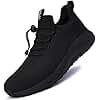 AEHAO Mens Non Slip Work Shoes Slip On Water Resistant Chef Shoe for Restaurant Kitchen Food Service Working Waterproof Walking Sneakers Breathable and Lightweight,Black 11