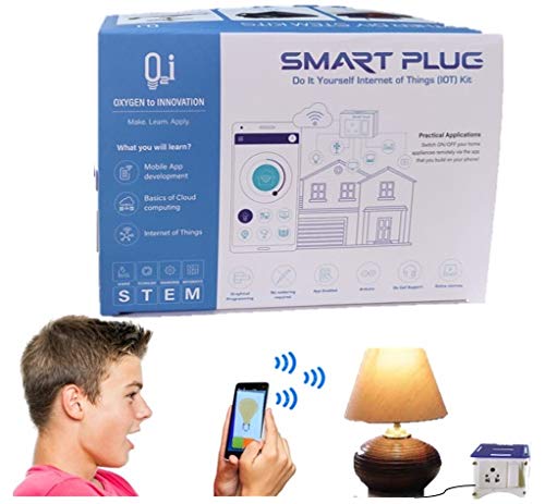 O2i Smart Plug DIY IOT Kit for Kids | Coding & Engineering Kit for Kids | App Development for Home Automation | Learn IOT