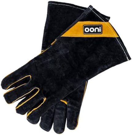 Ooni Grill Gloves - Heat and Fire Resistant, Protective Heat Proof Gloves Perfect for Outdoor Cooking, Grill, Fireplace, Barbecue or Pizza Oven