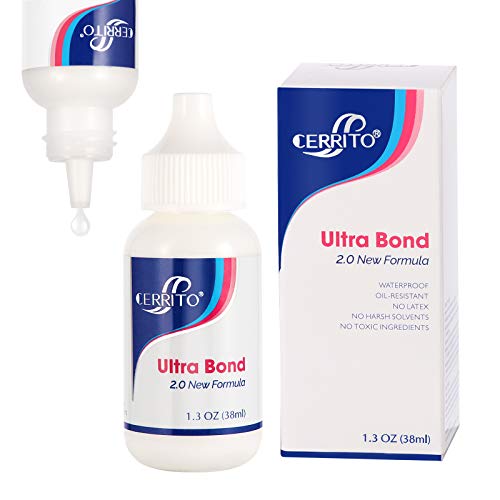 image for CERRITO Lace Glue 1.3OZ Waterproof Wig Glue, Lace Front Glue for Wigs,