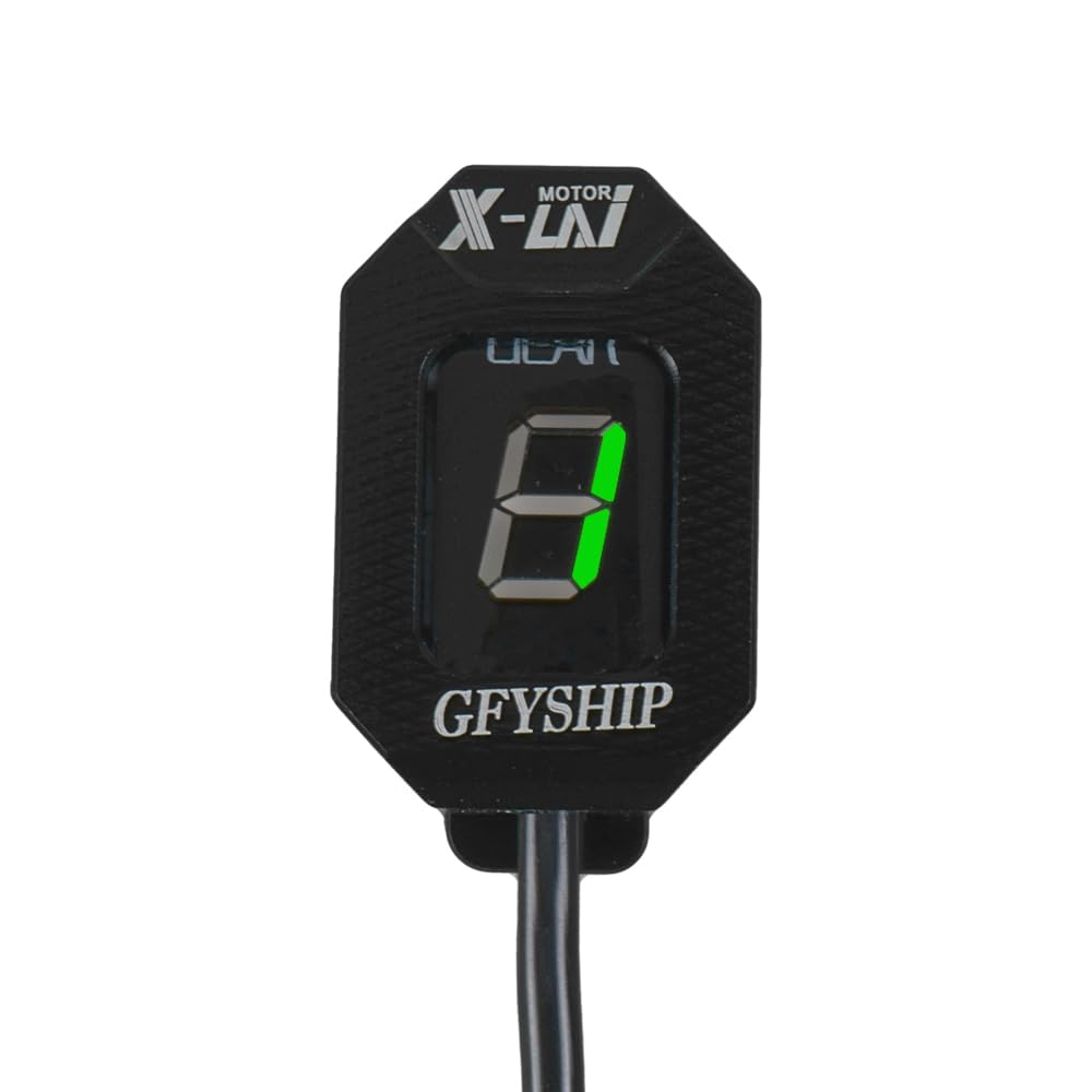 for Husqvarna 701 All Models All Years 701 Supermoto/Enduro/Vitpilen Motorcycle Gear Indicator 1-6 Level Digital Gear Meter (Green,h)