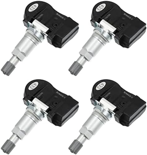 ZFISH Sensore del Sistema di Monitoraggio della Pressione dei Pneumatici TPMS, 4 Pezzi 56029527Aa per Dodge Grand Avan C/V Se Sxt 3.3L V6-Flex 3.8L V6-Gas 4.0L V6-Gas 09-10