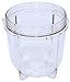 Blendin Replacement Short Cup with Stay Fresh Jar Lid, Compatible with Original Magic Bullet Blender Juicer 250W MB-1001, MB-1001B, MBR-1101, MBR-1701, MBR-1702, MBR-0301 - Small 8oz Cup (2 Pack)