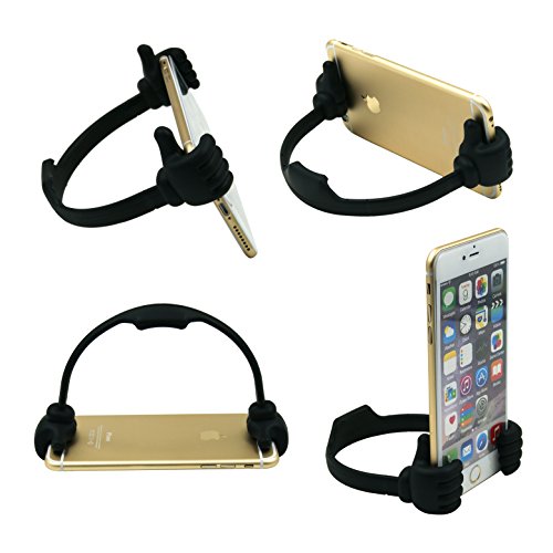 Honsky Cell Phone Tablet Stands (Pack Of 5) Thumbs-Up Cellphone Holder, Tablet Display Stand, Mobile Smartphone Mount Cradle For Desk Desktop - Universal, Multi-Angle, Cute, Multi-Colored #TOP3