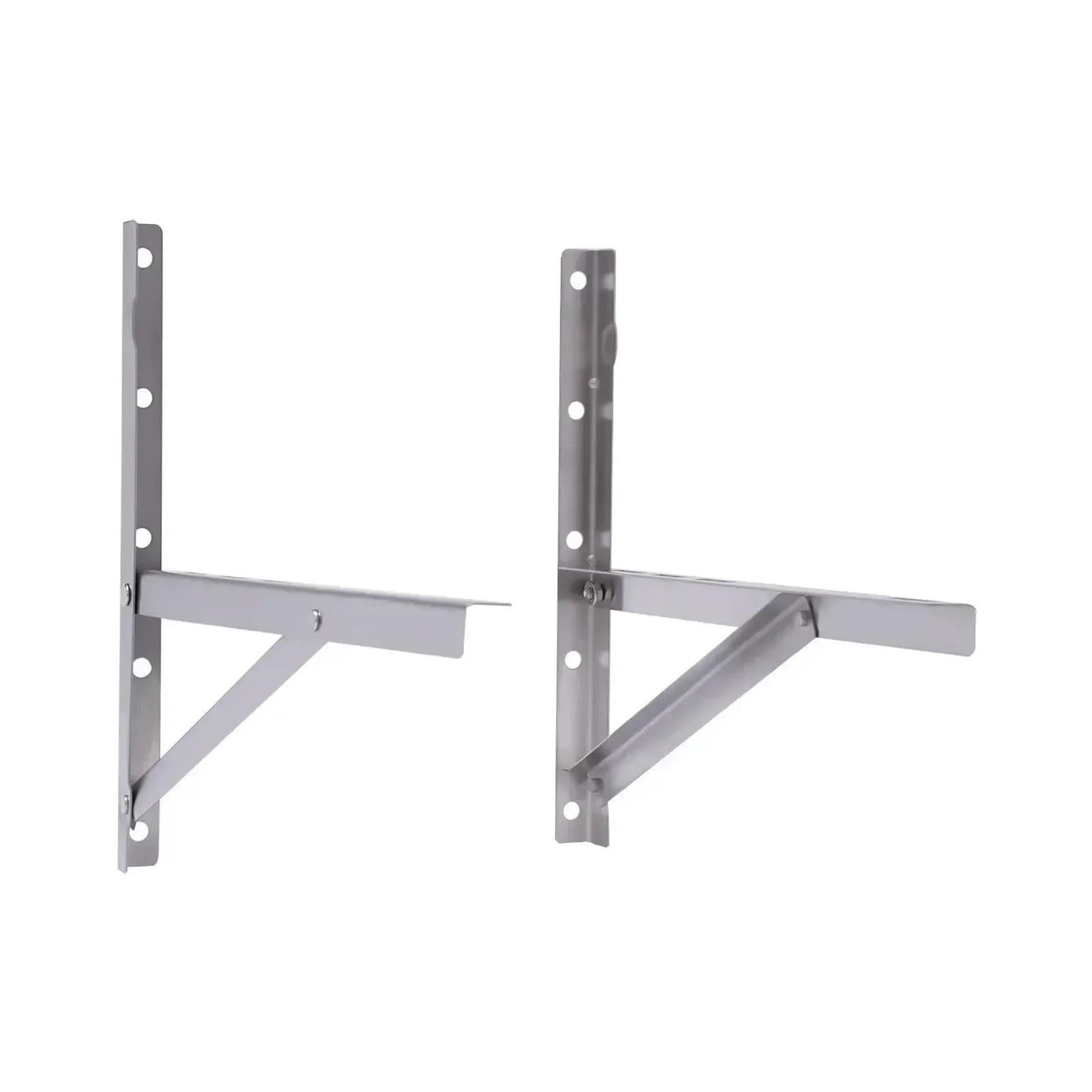 1 Soporte de Montaje en Pared Mini Dividido. | Soporte de aire acondicionado multifuncional de acero inoxidable for ventanas y exteriores sin conductos