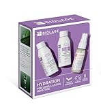 Biolage Hydra Source Travel Size Trio Kit - With Mini Hydra Source Shampoo, Conditioning Balm, & All-In-One Spray, For Dry Hair, Deeply Moisturizes, Detangles & Adds Shine, 3 Piece Mini Set