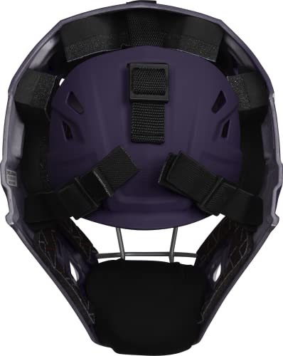 Rawlings Unisex Teen Junior - 6 1/2" 7" Catcher S Helmet, Purple/White, Jr Us #TOP4