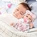 BDDOLL 12'' Baby Doll and Clothes Accessories Playset with Feeding Bottle Pacifier First Baby Dolls for Toddlers 36 Months and Up
