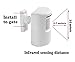 Infrared Motion Sensor Alarm Entry Alert Vistor Doorbell Home Security Driveway Kit