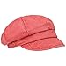 Produktbild Mayser Alexa Ballonmütze Damencap Baumwollcap Sonnencap Baker-Boy-Mütze Damen - Made in The EU mit Schirm Frühling-Sommer - One Size rot