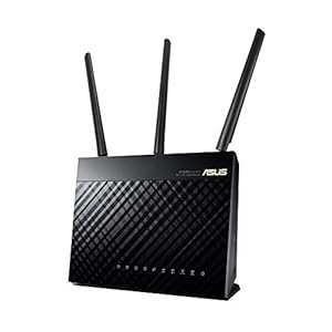Asus RT-AC68U Wifi-router, ethernet-aansluiting, LAN dual-band