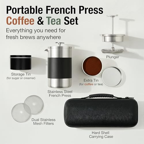 Small French Press 12 oz Set