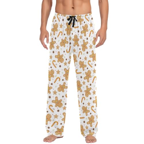 Men's Pajama Pants Soft Lightweight Lounge Sleep Pj Bottoms with Pockets Drawstring