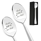 Oma Weihnachtsgeschenke, Opa Geschenk Weihnachten, Geschenk GroßEltern Weihnachten, Oma und Opa Weihnachtsgeschenke, Oma und Opa Geschenke, Löffel Mit Gravur für Oma und Opa, Geschenke für GroßEltern