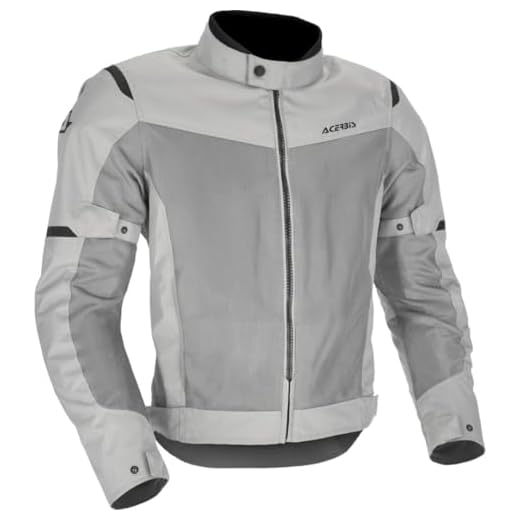 ACERBIS GIACCA CE RAMSEY VENTED 2.0 GRIGIO CHIARO L