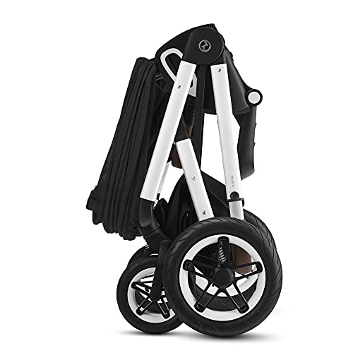 Cybex Talos S Lux Stroller, Allterrain Wheels, Frontfacing Or Parentfacing Seat Positions, Onehand Fold, Multiposition Recline, Deep Black #TOP4