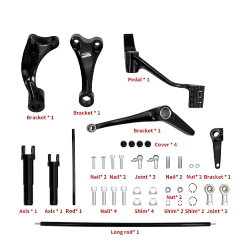 Sportster commandes avancées moto leviers de commande sans cale-pied