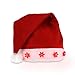 FlashingBlinkyLights Light Up Santa Hat with LED Snowflakes