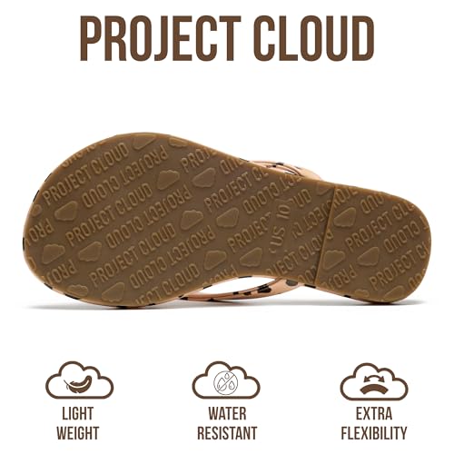 Sandales de plage pour filles Project Cloud légères pour vacances d'été et jeux extérieurs
