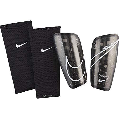 Nike Mercurial Lite Shin Guard (Black/Black/White, X-Large)