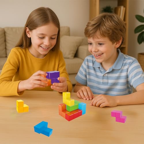 Ludilo - Cubimag | Rompicapo Bambini | Giochi Magnetici Per Bambini | Giochi Per Bambini E Adulti | Giochi Educativi 6 Anni | Giochi Rompicapo Bambini (Cubimag Spagnolo) - 7