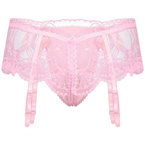 Men's Sissy Skirt Floral Skirted Sissy Pouch Panties Crossdress Underpants Low Waist T-Back Bikini Briefs Underwear2