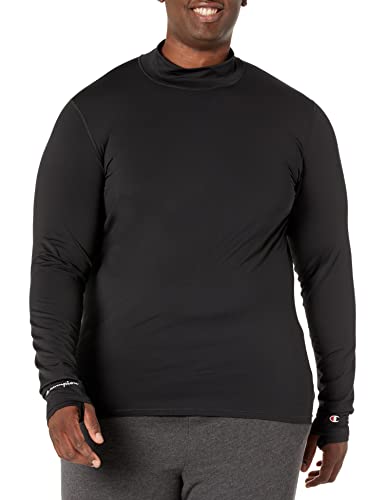 T-shirt Champion col montant homme en maille premium pour temps froid
