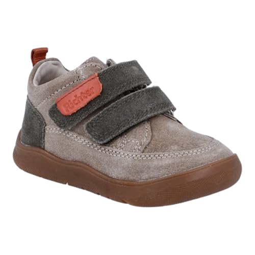 Richter Kinderschuhe Baby-Jungen Samy Lauflernschuh, Crepe/Yerba/Coral, 22 EU