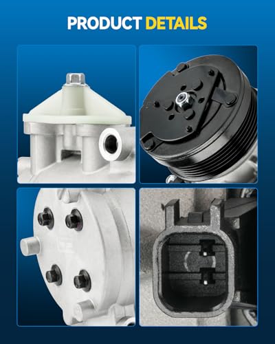 Image of PHILTOP CO2486AC Air Conditioner AC Compressor with Clutch for 2003-2007 E150 /E250,2002 Expedition,2002-2005 Explorer,2003-2005 Town Car /Grand Marquis /Aviator /Crown Victoria,2001-2007 E350 Super Duty
