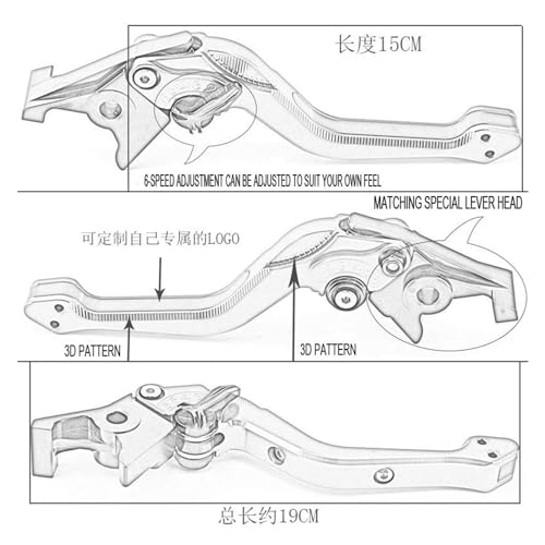Palanca embrague Honda CBR650R ideal para mejorar la conducción en rutas y curvas 3