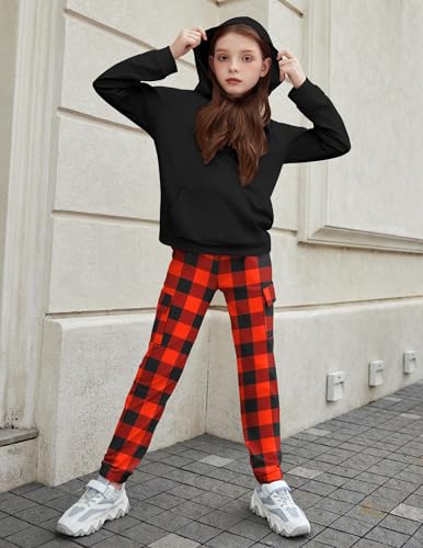 Image of Arshiner 2 Pieces Girls Outfits Fall Sweatsuits Sweatshirts and Sweatpants