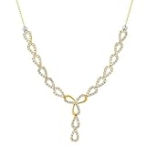 gold collier geflochten Kettenlänge: 45cm starjewel Goldcollier Halskette Fantasieform 585er Gold 45cm