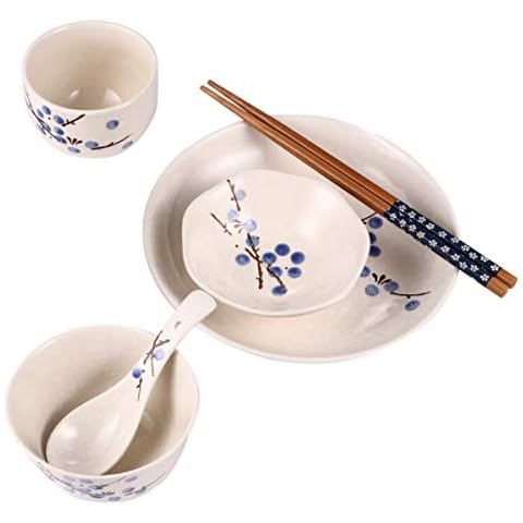 UPKOCH Japanese Style Ceramic Dinnerware Set Cover