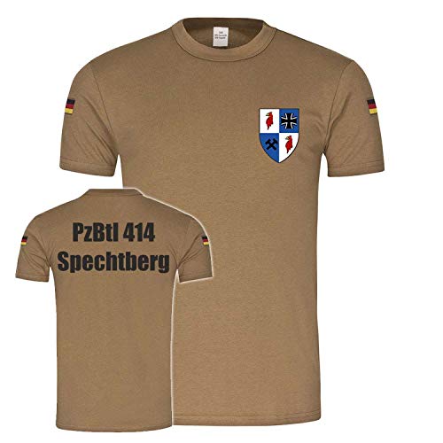 Armoiries PzBtl 414 Spechtberg de l'armée allemande t-shirt vert Copytec #24489 XXXL