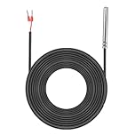 Fasizi PT1000 Temperature Sensor 3m IP68 Waterproof Probe Stainless Steel Industrial Sensor for Raspberry Pi HVAC UPS Systems Class B Accuracy (-40°C~125°C)