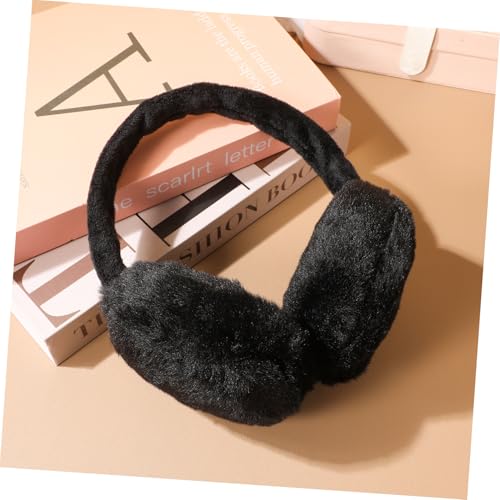 Cubre orejas POPETPOP para evitar el dolor por frío en invierno accesorio ajustable negro 5