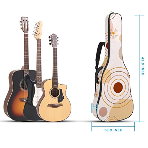 Housse de transport étanche pour guitare avec bandoulière réglable Motif cercles roses, Multicolore 03., 42.9×16.9×4.7… - Les Beatles, Paul McCartney, John Lennon, RIngo Starr, George Harrison Housse de transport étanche pour guitare avec bandoulière réglable Motif cercles roses, Multicolore 03., 42.9x16.9x4.7… – Image 6