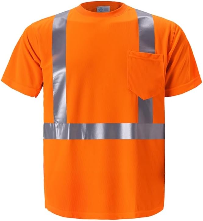 TB103C-2 High Visibility Short Sleeve Birdseye T-shirt, Class 2, Orange