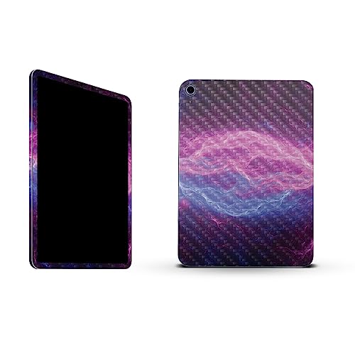 Image of MightySkins Carbon Fiber Skin Compatible with Apple iPad 10.9 inch 10th Gen (2022) Full Wrap Kit - Raw Energy | Protective, Durable Textured Carbon Fiber Finish | Easy to Apply | Made in The USA