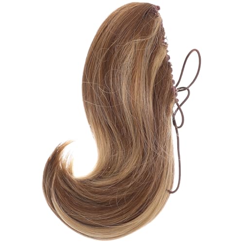 Extensión de Cabello Sintético para Citas y Uso Diario con Pinza de Garra Cómoda