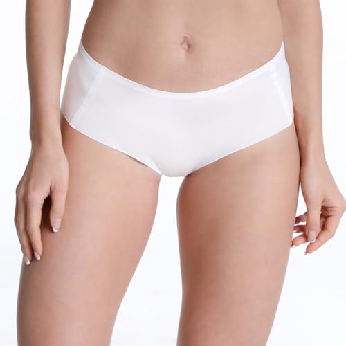 Image of WANDER Womens Seamless Hipster Underwear 3-Pack Invisible No Show Brief | Laser-cut, No Panty Line, Cotton Crotch, Breathable, Stretch, Tag-free, Cool for Summer, Dress Leggings